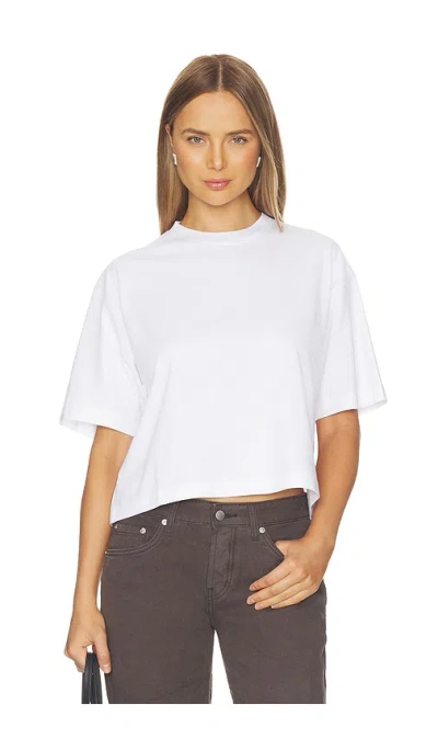 Madewell Boxy Crop Tee In White