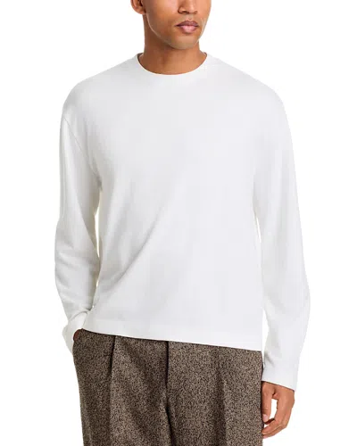 Madewell Boxy Slub Cotton Sweater In White