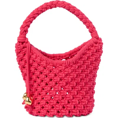 Madewell Braided Rope Pouchette In Green