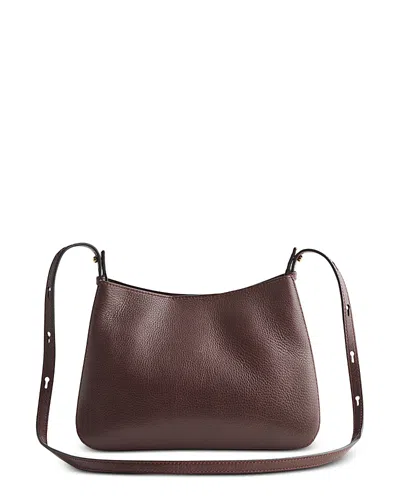 Madewell Briar Leather Shoulder Bag In Black