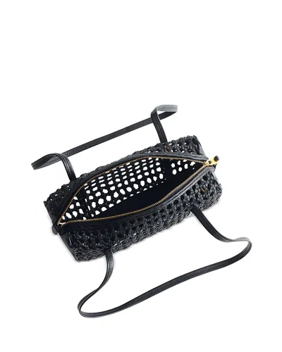Madewell Brioche Mini Woven Leather Shoulder Bag In Pattern
