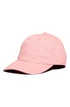 Madewell Broken In Organic Cotton Twill Baseball Cap In Dried Blossom
