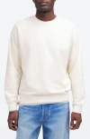 Madewell The Mccarren Midweight Crewneck Sweatshirt In Vintage Ivory