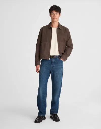 Madewell Buckle-back Jeans In Brown