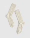 Madewell Cable-knit Trouser Socks In White