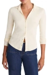 Madewell Camp Long Sleeve Button-up Shirt In White