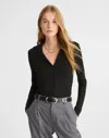 Madewell Camp Long-sleeve Top In Black