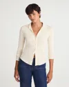 Madewell Camp Long-sleeve Top In White