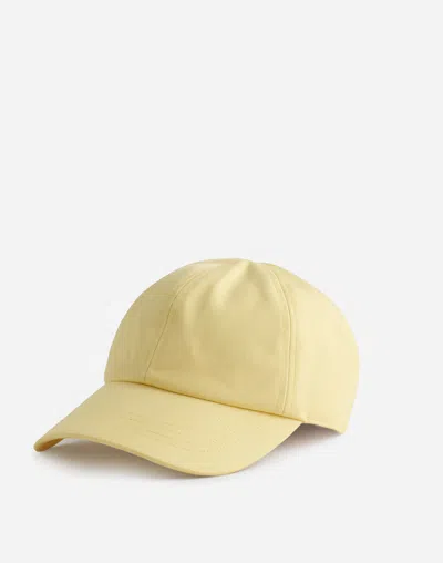 Madewell Canvas Baseball Hat In Brilliant Yellow