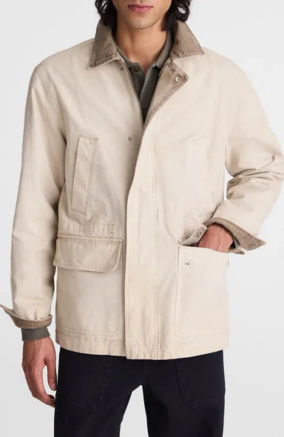 Madewell Canvas Field Jacket In Neutral
