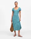 Madewell Cap-sleeve Midi Dress