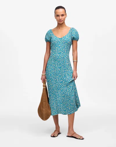 Madewell Cap-sleeve Midi Dress