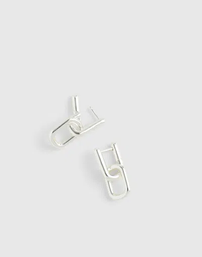 Madewell Carabiner Link Hoop Earrings