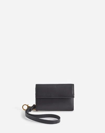 Madewell Card Case Wristlet In True Black