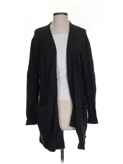 Pre-owned Madewell Cardigan Sweater In Black