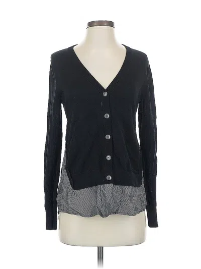 Pre-owned Madewell Cardigan Sweater In Black