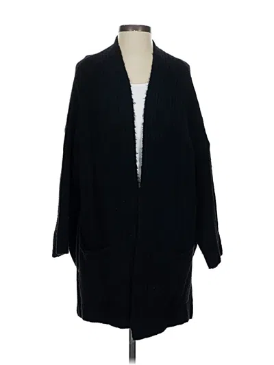 Pre-owned Madewell Cardigan Sweater In Black