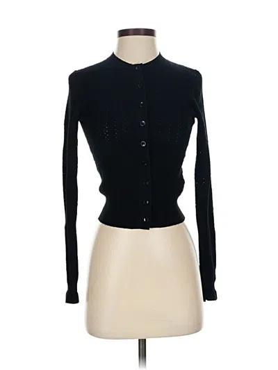 Pre-owned Madewell Cardigan Sweater In Black