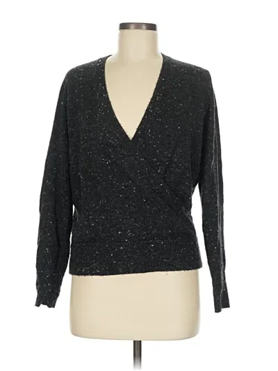 Pre-owned Madewell Cardigan Sweater In Black