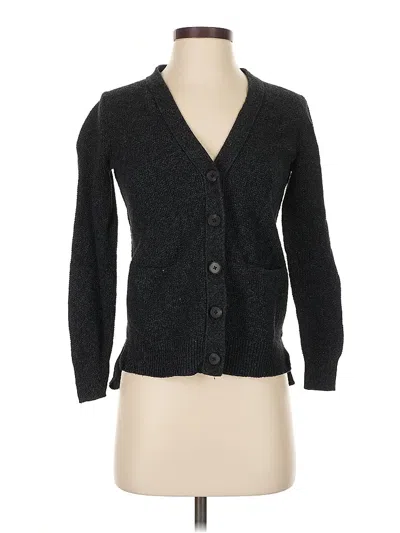 Pre-owned Madewell Cardigan Sweater In Black