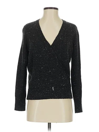 Pre-owned Madewell Cardigan Sweater In Black
