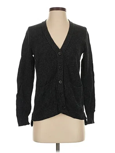 Pre-owned Madewell Cardigan Sweater In Black