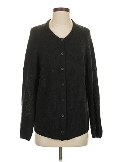 Pre-owned Madewell Cardigan Sweater In Black