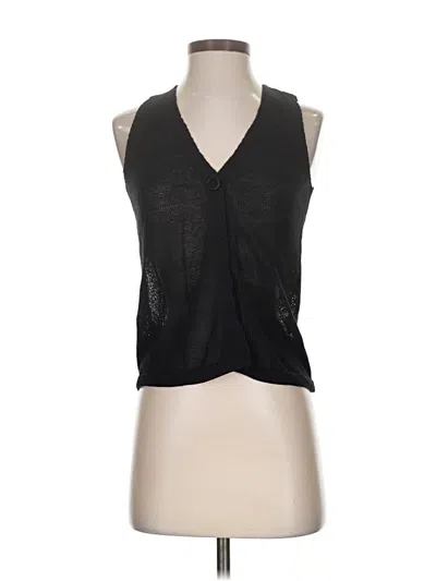 Pre-owned Madewell Cardigan Sweater In Black