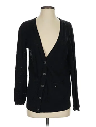 Pre-owned Madewell Cardigan Sweater In Black