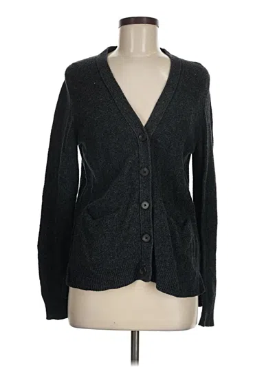 Pre-owned Madewell Cardigan Sweater In Black