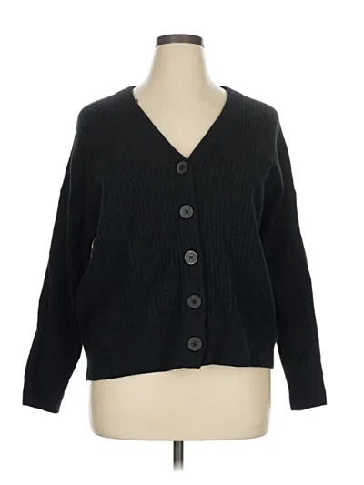 Pre-owned Madewell Cardigan Sweater In Black