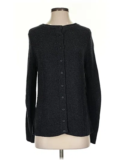 Pre-owned Madewell Cardigan Sweater In Black