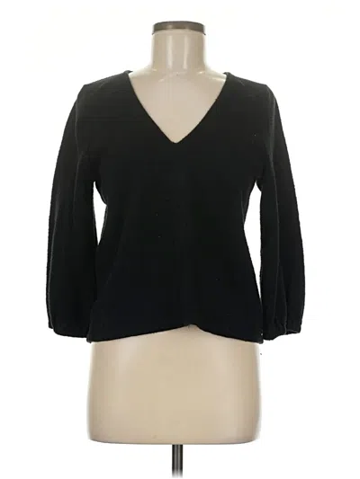 Pre-owned Madewell Cardigan Sweater In Black