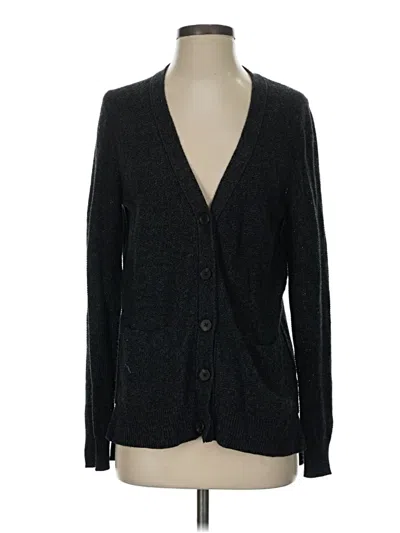 Pre-owned Madewell Cardigan Sweater In Black