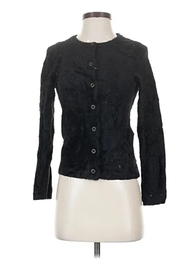 Pre-owned Madewell Cardigan Sweater In Black