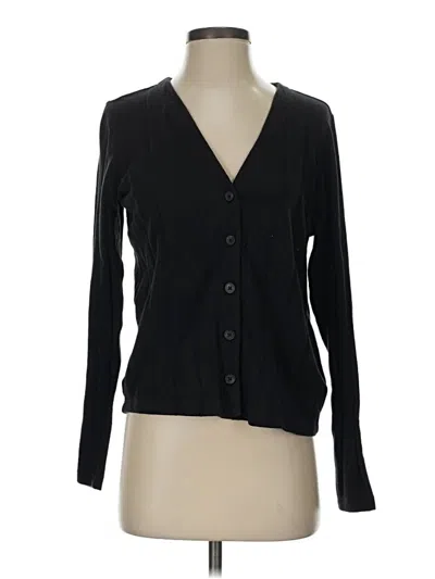 Pre-owned Madewell Cardigan Sweater In Black