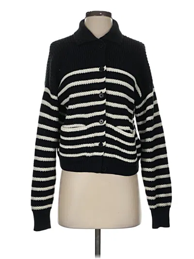 Pre-owned Madewell Cardigan Sweater In Black