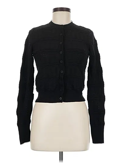 Pre-owned Madewell Cardigan Sweater In Black