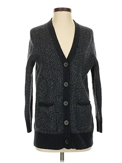 Pre-owned Madewell Cardigan Sweater In Black