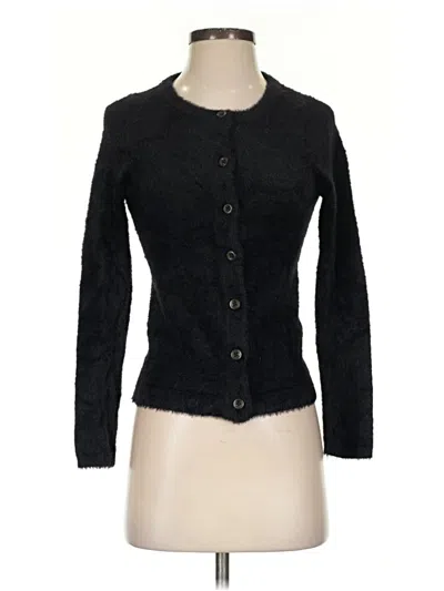 Pre-owned Madewell Cardigan Sweater In Black