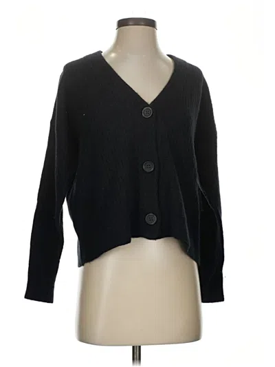 Pre-owned Madewell Cardigan Sweater In Black