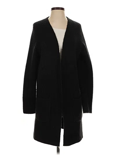 Pre-owned Madewell Cardigan Sweater In Black