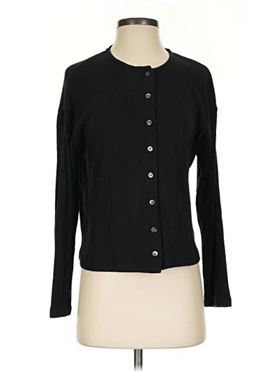 Pre-owned Madewell Cardigan Sweater In Black
