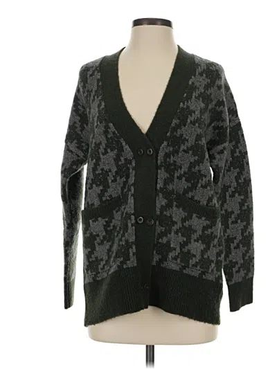 Pre-owned Madewell Cardigan Sweater In Black