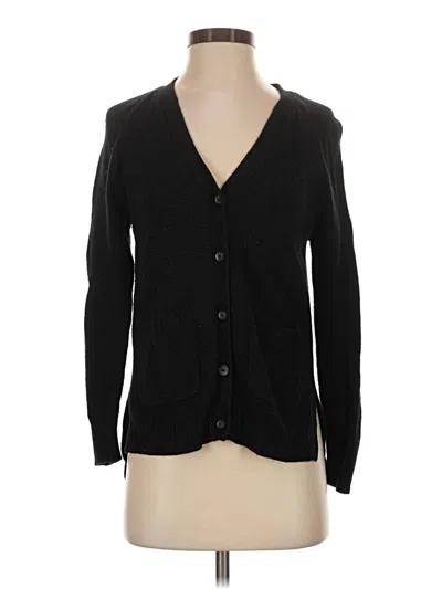 Pre-owned Madewell Cardigan Sweater In Black