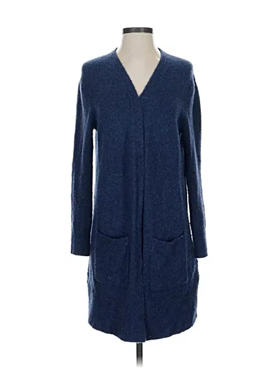 Pre-owned Madewell Cardigan Sweater In Blue