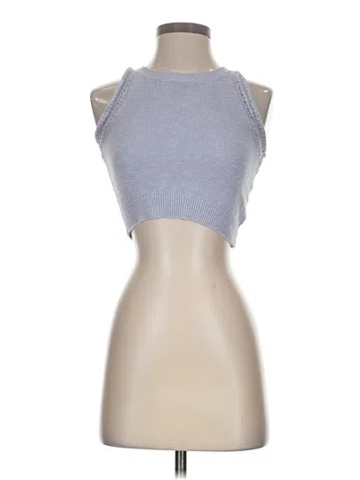 Pre-owned Madewell Cardigan Sweater In Blue