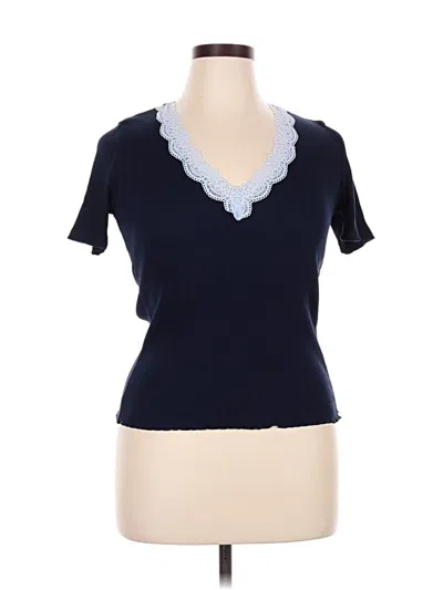 Pre-owned Madewell Cardigan Sweater In Blue