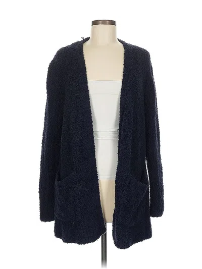 Pre-owned Madewell Cardigan Sweater In Blue