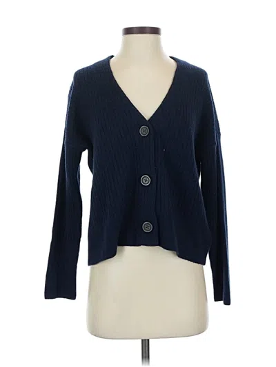 Pre-owned Madewell Cardigan Sweater In Blue